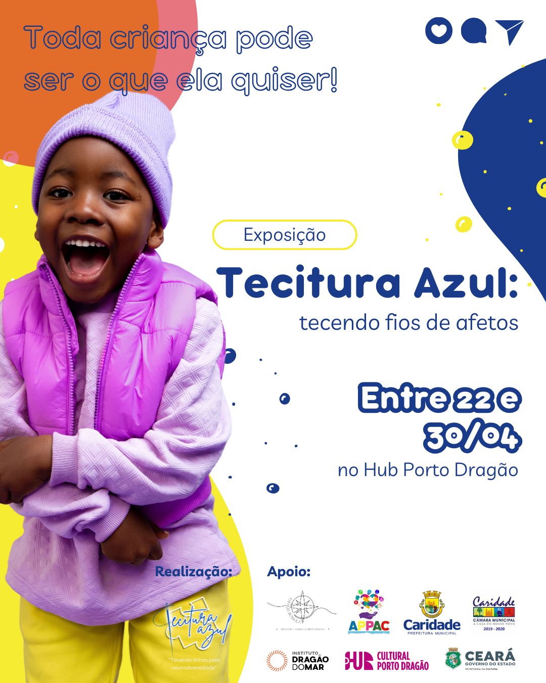 Tecitura azul tecendo fios de afetos 1