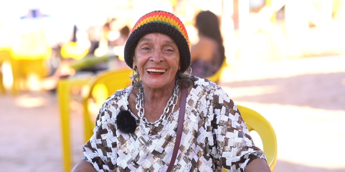 Vovó do Reggae é uma das importantes figuras presentes no episódio sobre o Reggae de Canoa Quebrada | Foto: Divulgação